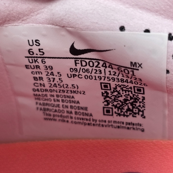 Nike Zoom Mercurial Vapor 15 Elite AG-Pro P Pink New FD0248 601 Men Size 6.5 New main image 11